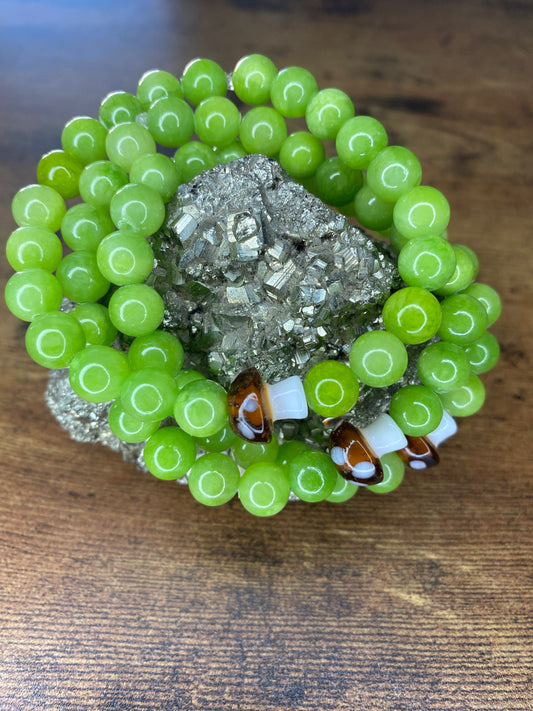 Porcini Lime Green Serpentine